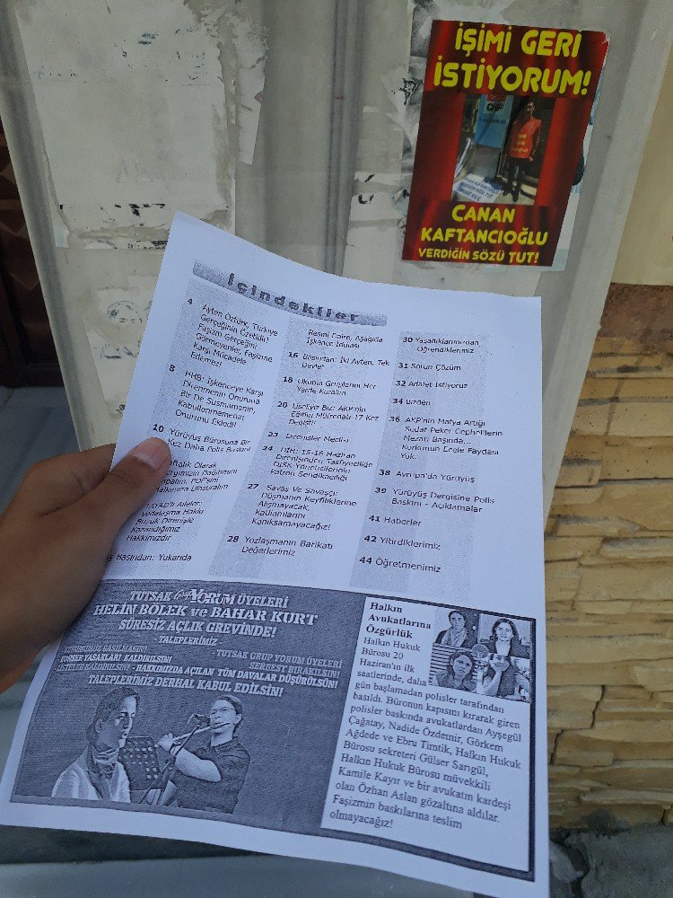Çayan Mahallesin ‘de Yürüyüş Dergisi’nin Bildirisi Halka Ulaştırıldı! - Image 1