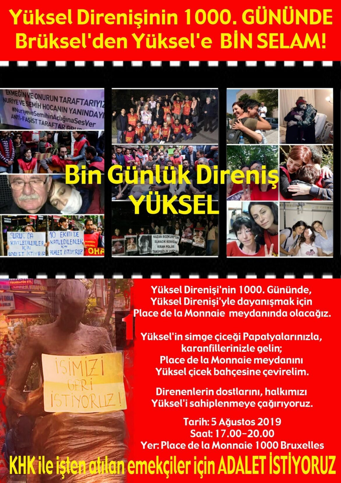 1000.Gününde Brüksel’den Yüksel’e Bin Selam. - Image 1