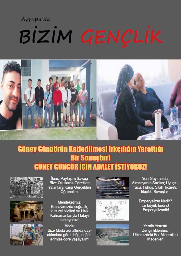 Avrupa’da Bizim Gençlik Dergisi’nin Ağustos Sayısı Çıktı - Image 1