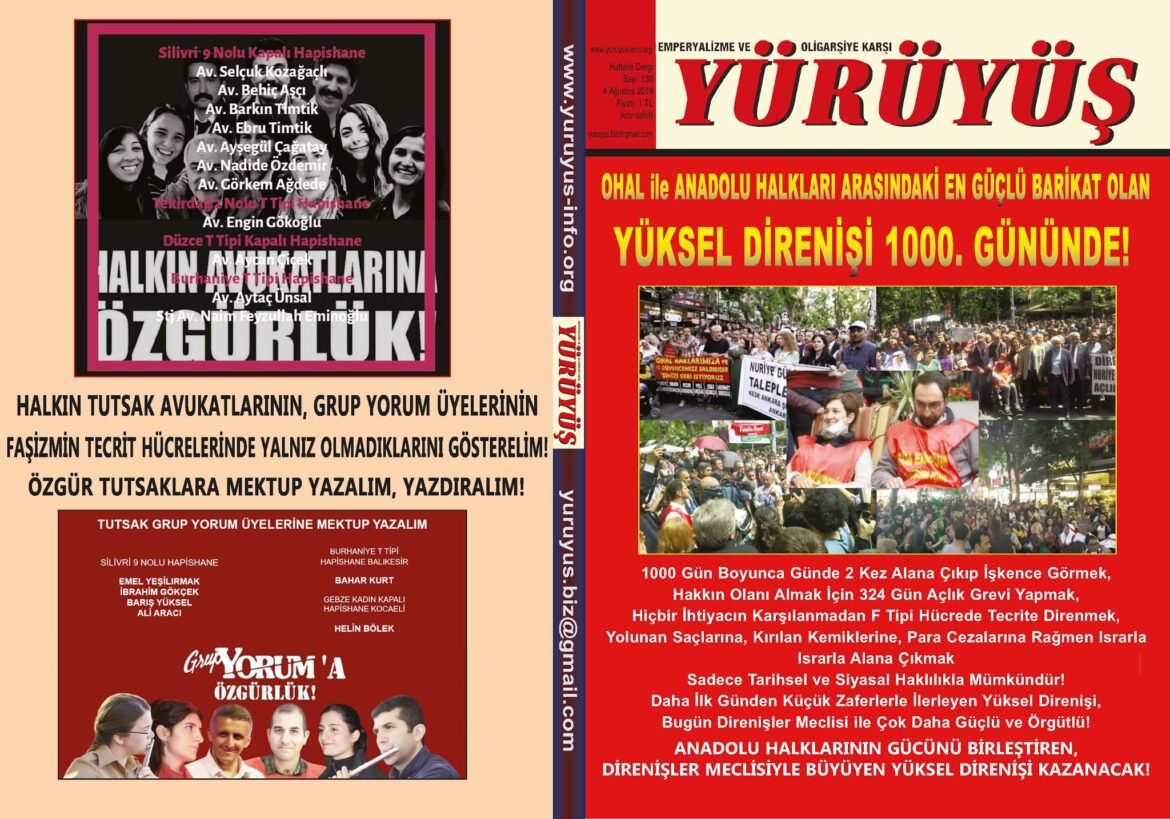 Yürüyüş Dergisi 130. Sayısı Çıktı! - Image 1