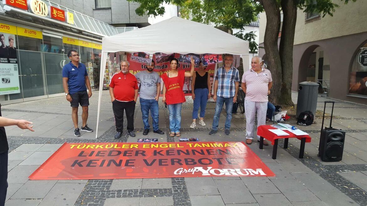 Almanya Stuttgart’ta Grup Yorum İçin Adalet Çadırı 4.Haftasında - Image 1