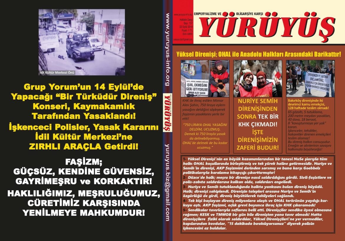 Yürüyüş Dergisi 137. Sayısı Tanıtım Filmi Yayında - Image 1