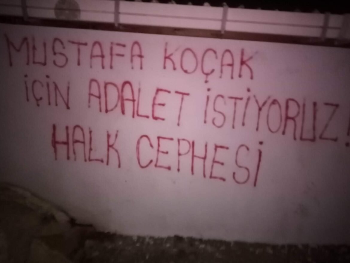 Armutlu ‘da Mustafa Koçak İçin Yazılama Yapıldı - Image 1