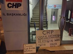 Mahir Kılıç Oturma Eyleminin 159 Açlık Grevinin 65. Gününde - Image 3 Mahir Kılıç Oturma Eyleminin 159 Açlık Grevinin 65. Gününde - Image 3