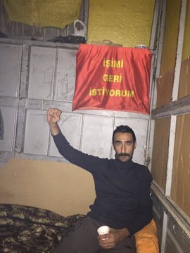 Mahir Kılıç Oturma Eyleminin 159 Açlık Grevinin 65. Gününde - Image 2 Mahir Kılıç Oturma Eyleminin 159 Açlık Grevinin 65. Gününde - Image 2