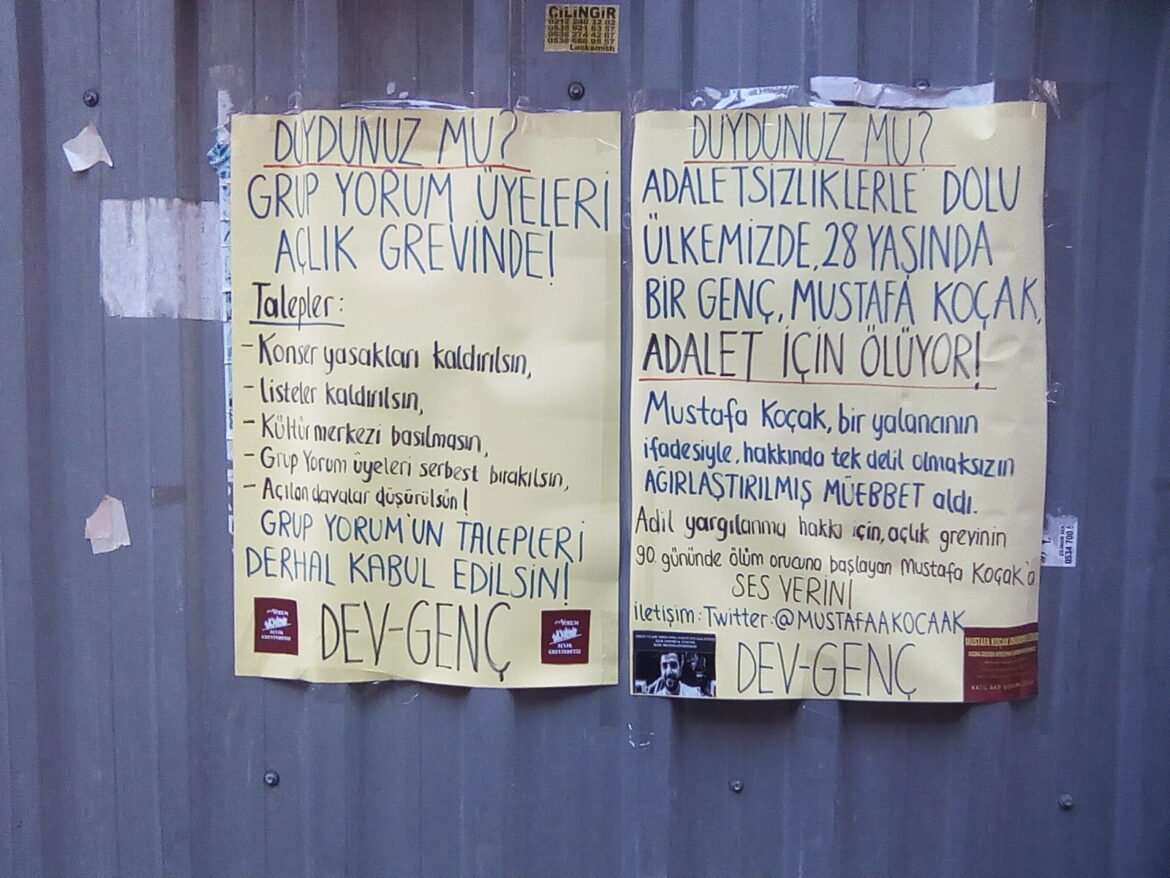 Dev-Genç’liler Mustafa Koçak İçin Sarıyer’de Duvar Gazeteleri Yaptı! - Image 1