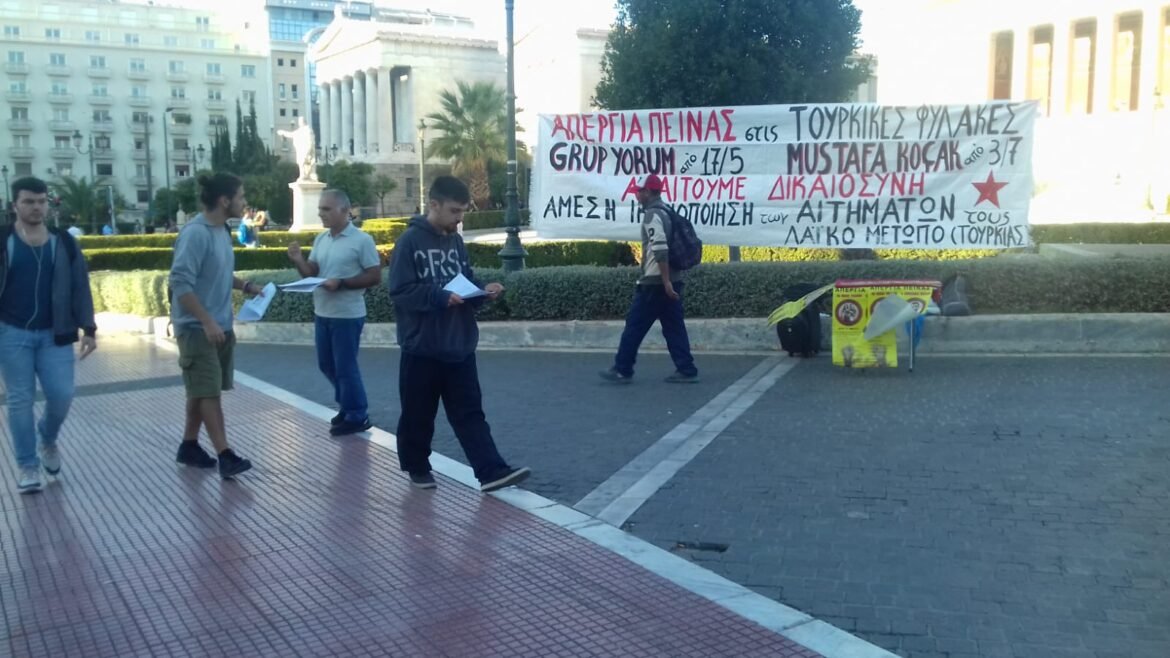 Yunanistan Halk Cepheliler Atina’da Adalet Masası Açtılar - Image 1
