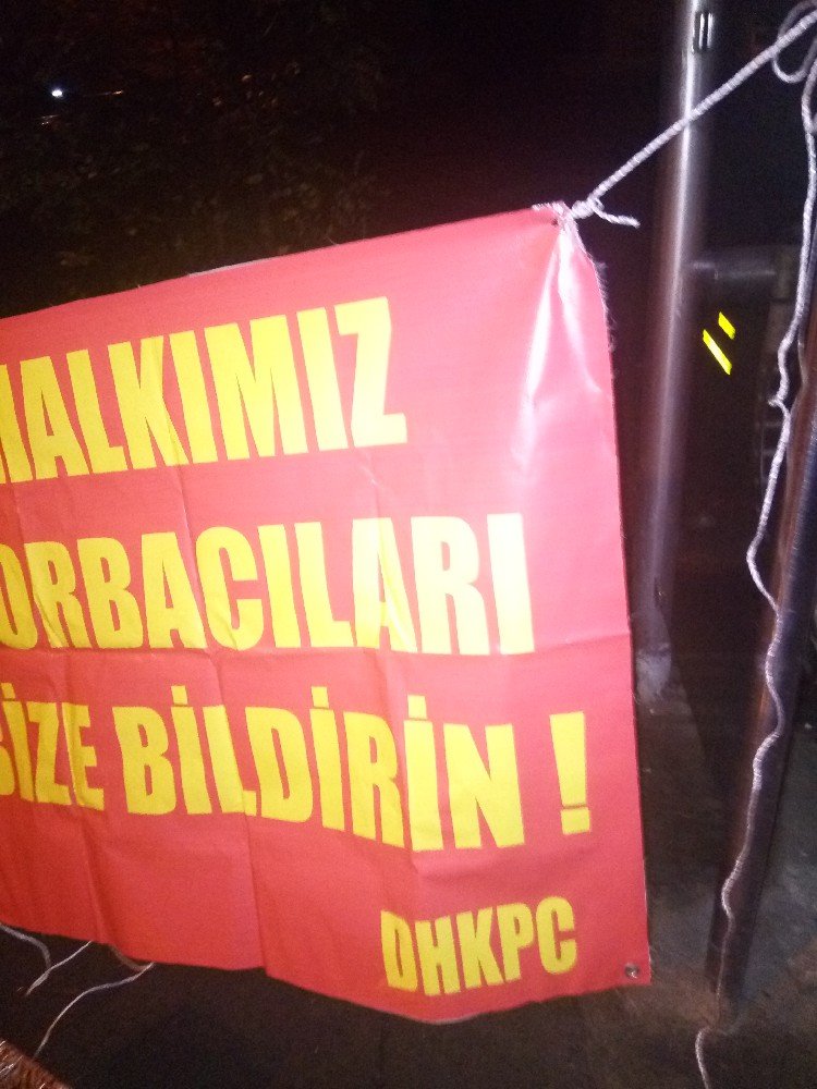 Bahçelievler Cephe Milislerinden Uyuşturucuya Karşı Pankart - Image 1