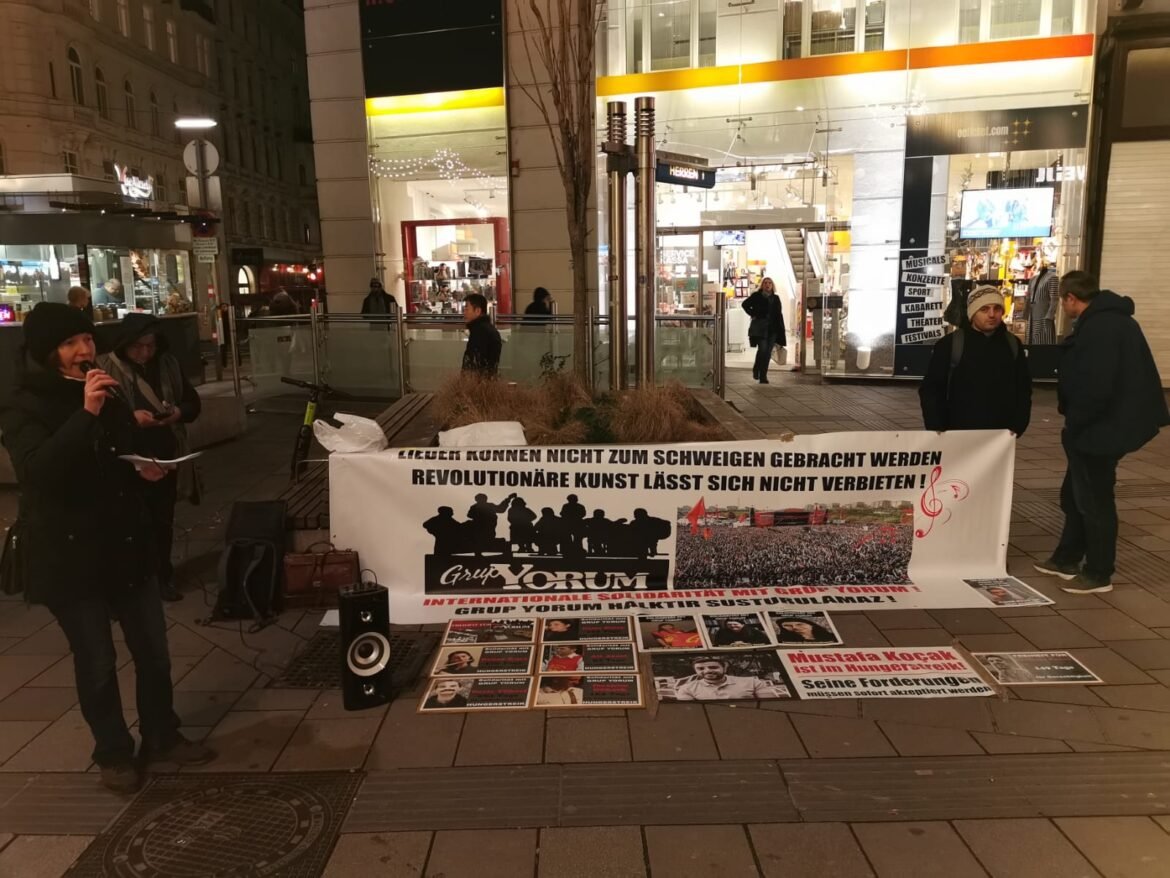 Viyana’da Mustafa Koçak ve Grup Yorum İçin Eylem - Image 1