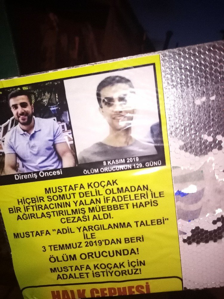 Armutlu’da Adil Yargılanma Talebiyle Ölüm Orucunda Olan Mustafa Koçak İçin Pullama Çalışması Yapıldı - Image 1