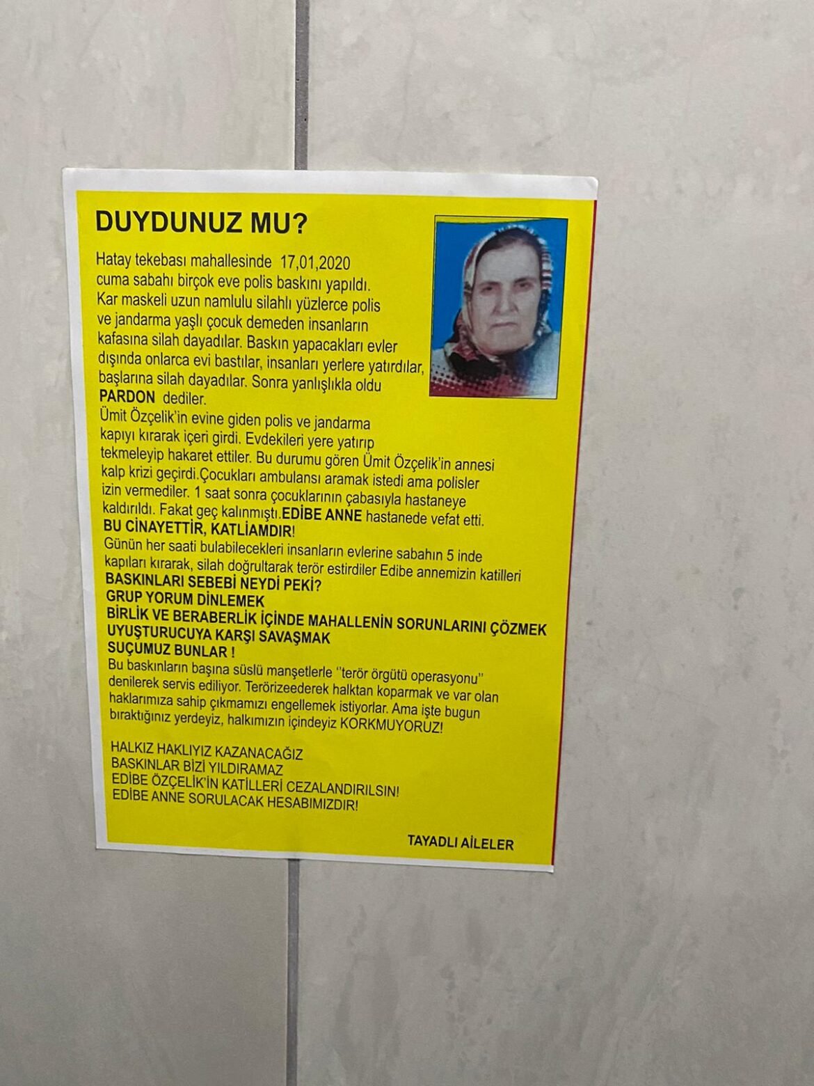 Dev-Gençliler Mersin Üniversitesinde Edibe Şahin İçin Pullamalar Yaptı - Image 1