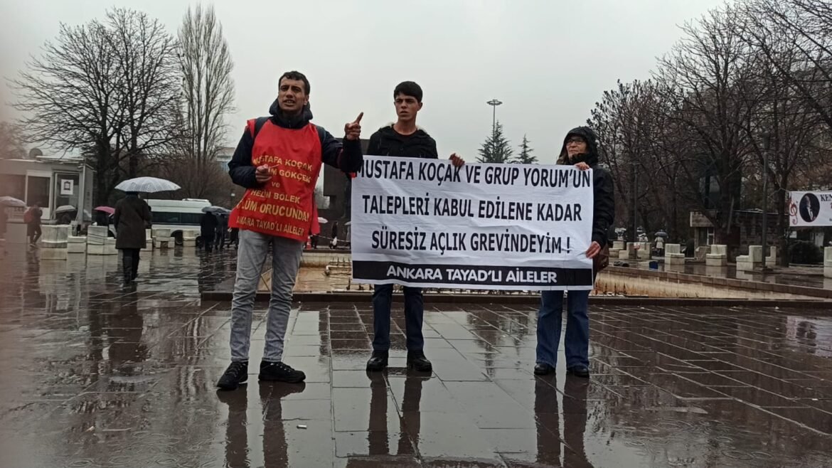 Sercan Çakır Adalet İçin Ölüm Orucunda Olan Çocukluk Arkadaşı Mustafa Koçak Ve Grup Yorum İçin Süresiz Açlık Grevinde - Image 1