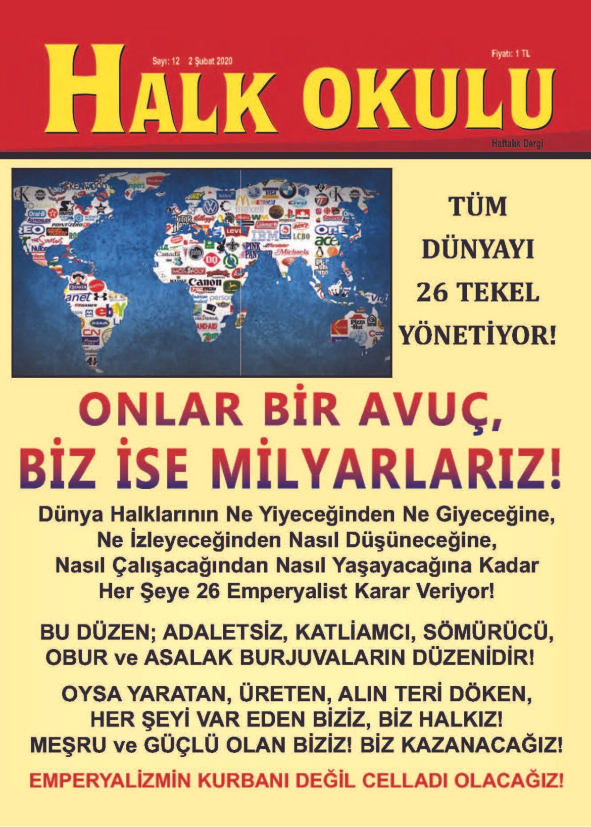 İsviçre Halk Cephesi: Halk Okulu Okuma - Image 1
