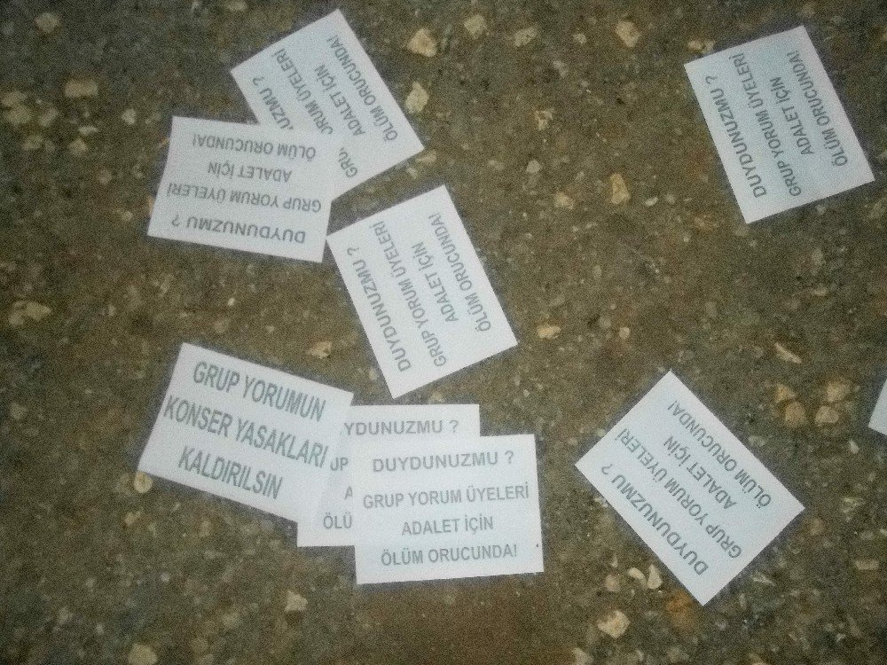 Mersin Halk Cephesi Ölüm Oruçlarını Pullama Ve Kuşlamalarla Anlattı - Image 1