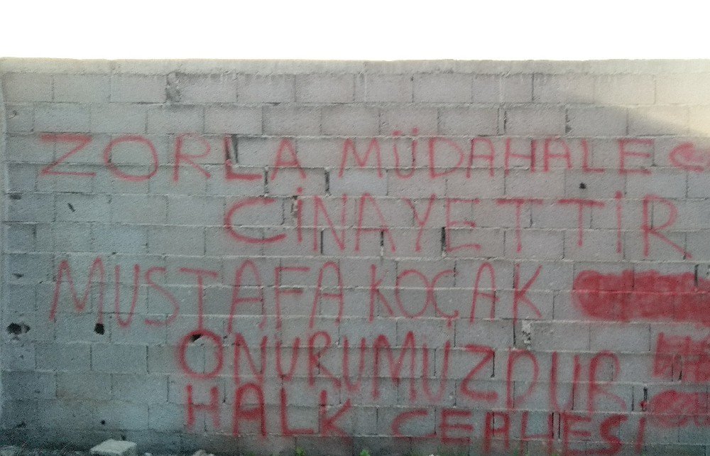 Adana’da Mustafa Koçak’a Yapılan İşkence İle İlgili Yazılama Yapıldı - Image 1
