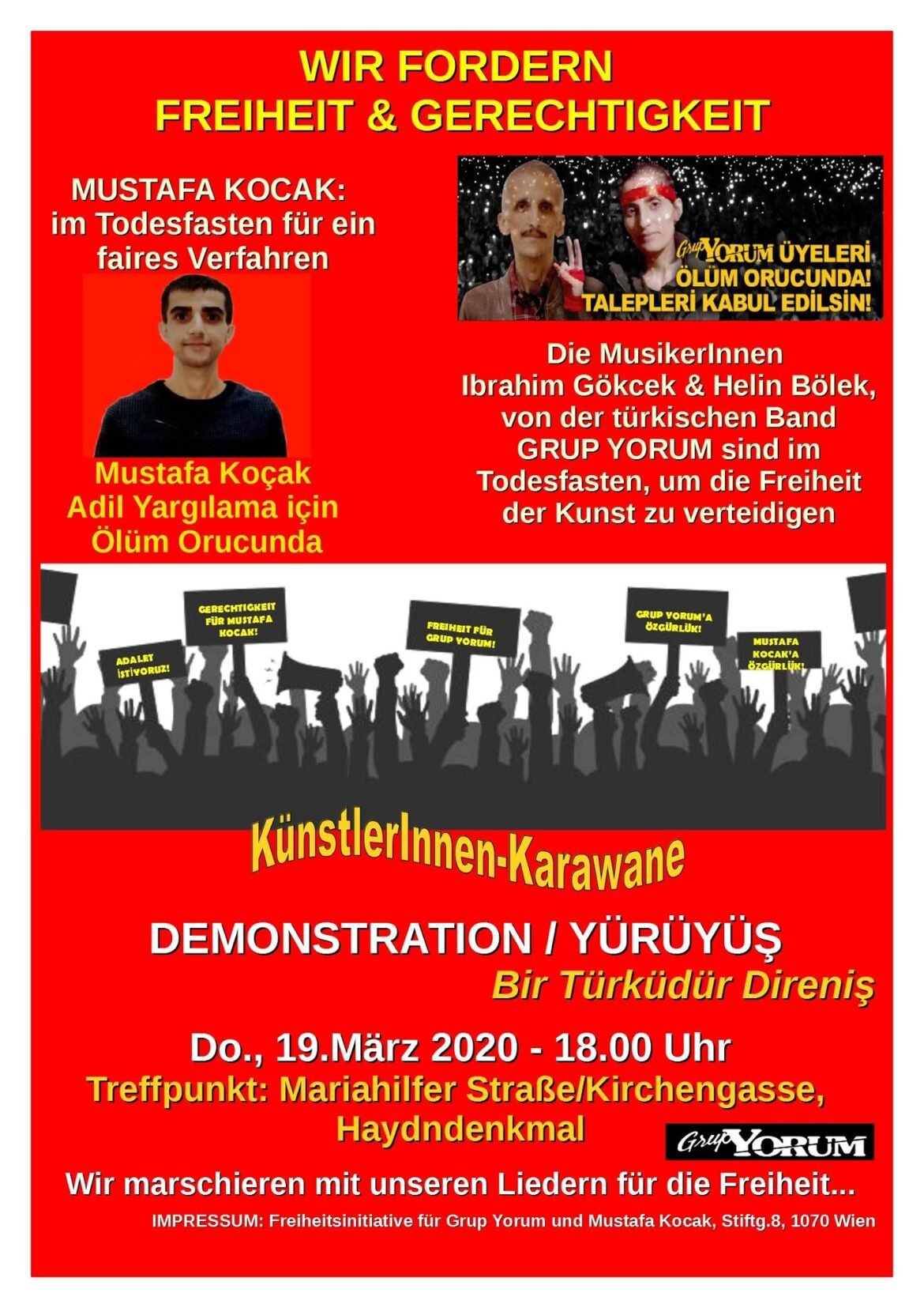 Avusturya’da Haftalık Adalet Nöbeti Devam Ediyor - Image 1