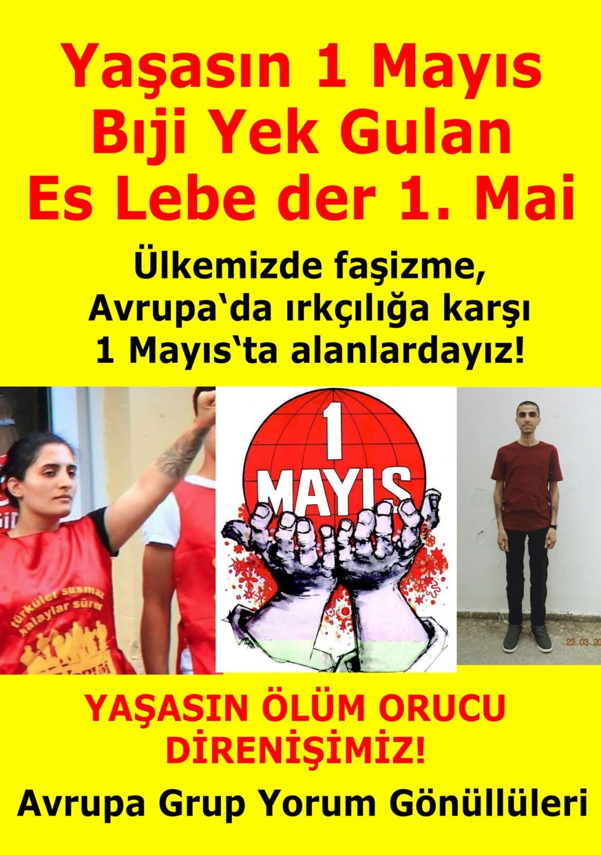 Almanya Grup Yorum Gönüllüleri 1 Mayıs’a Çağrı - Image 1