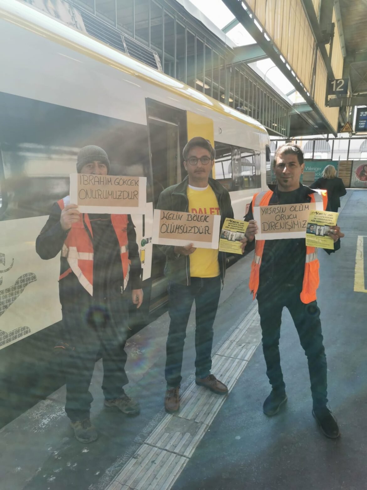 Almanya’dan Demiryolu İşçilerinden Helin Bölek İçin Eylem - Image 1