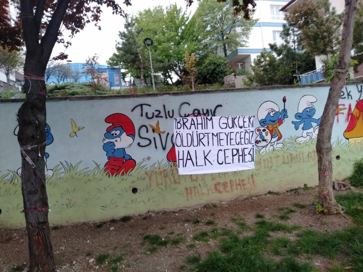 Ankara Halk Cephesi İbrahim Gökçek İçin Pankart Astı - Image 1