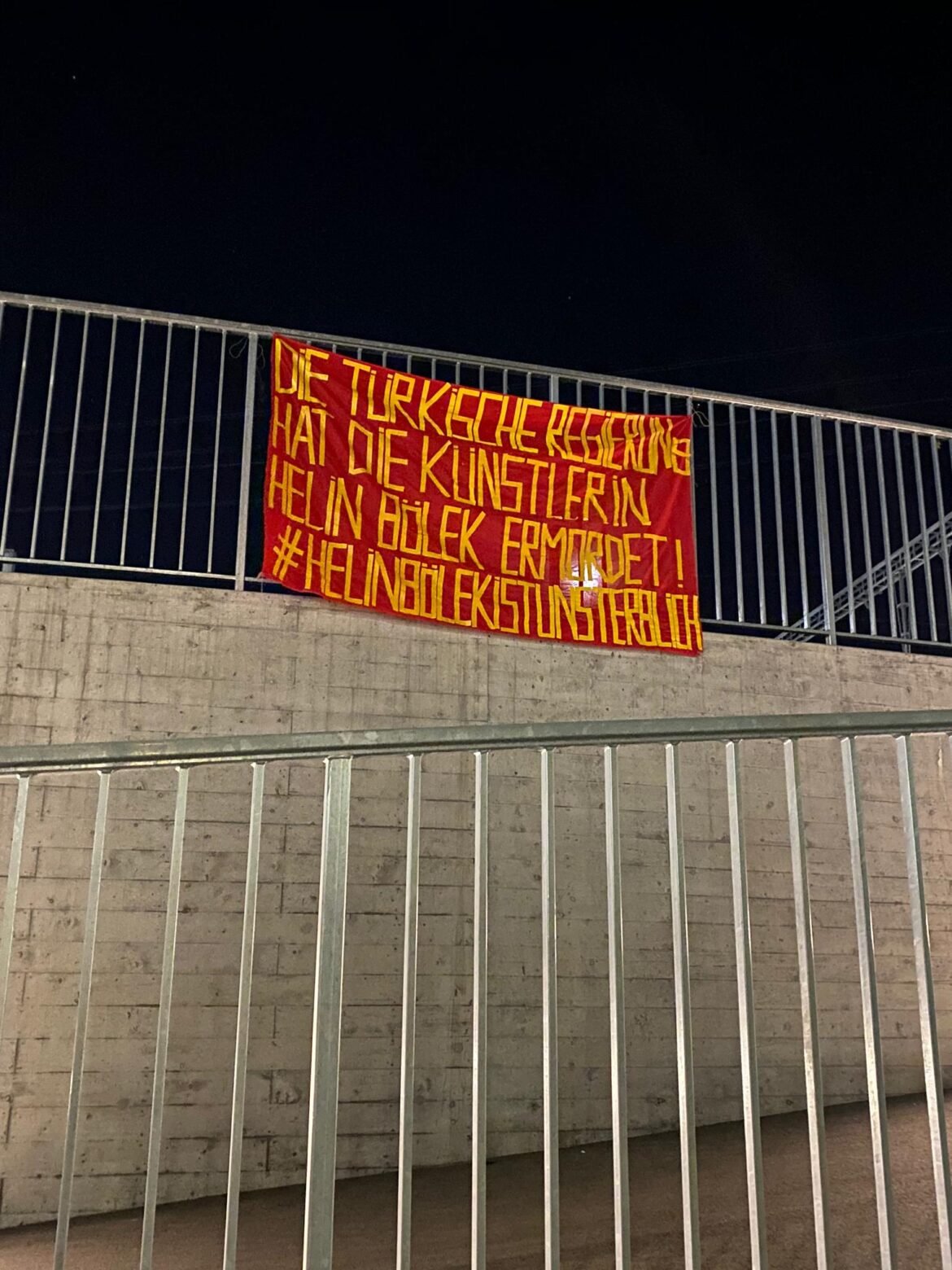 Winterthur’da Helin Bölek İçin Pankart Asıldı - Image 1
