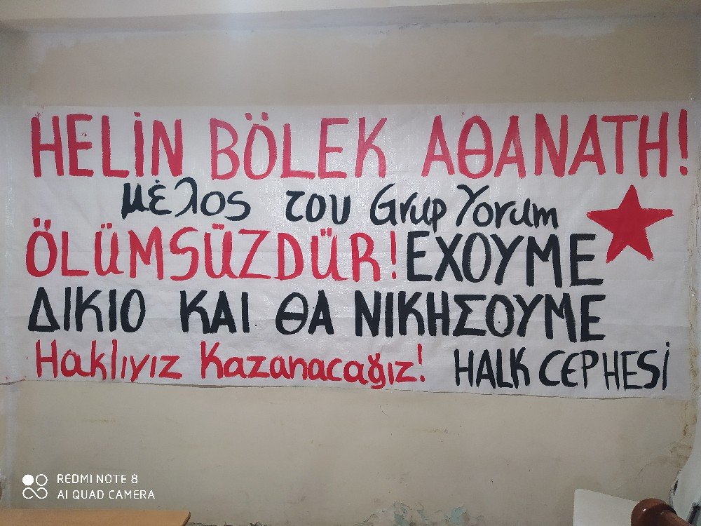 Yunanistan Halk Cepheliler 30 Mart 17 Nisan ve Helin Bölek’in Anmasını Yaptılar - Image 3 Yunanistan Halk Cepheliler 30 Mart 17 Nisan ve Helin Bölek’in Anmasını Yaptılar - Image 3