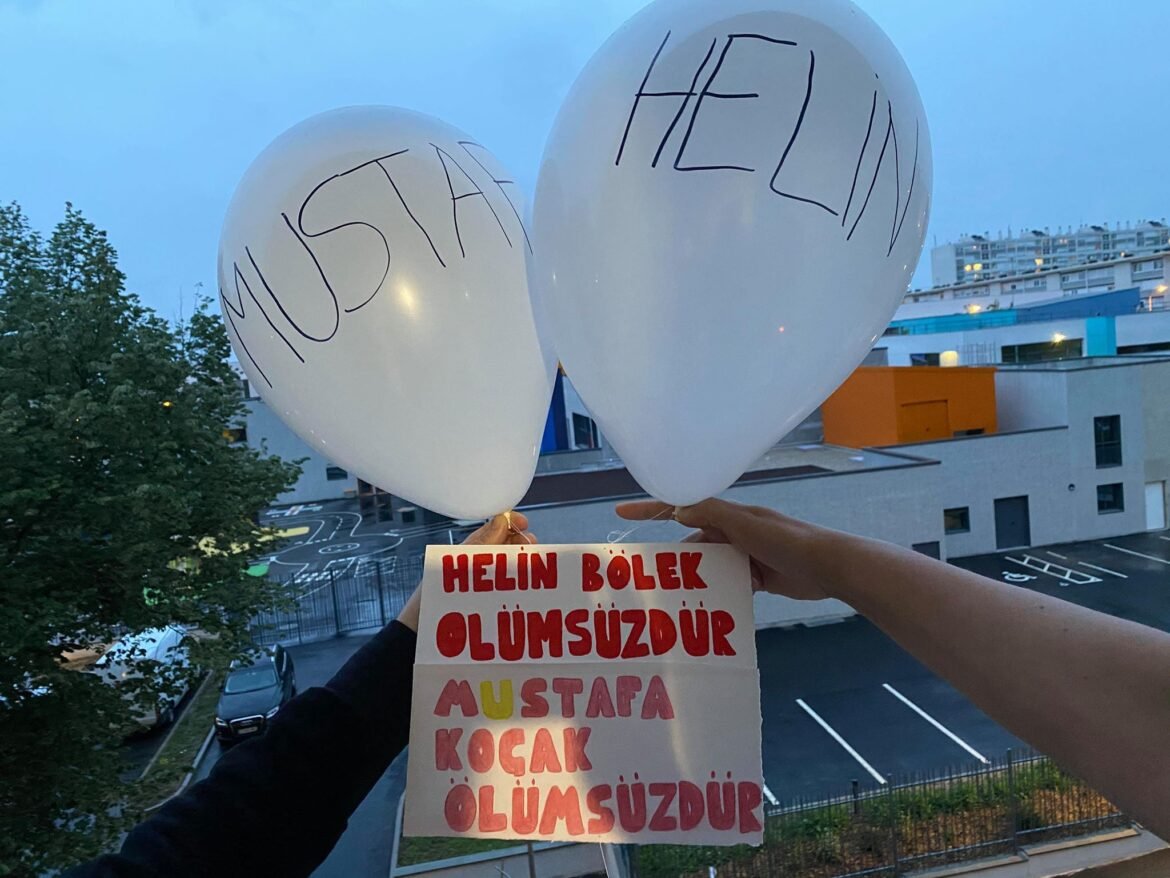 Fransa’da Mustafa Koçak ve Helin Bölek İçin Balon Uçuruldu - Image 1
