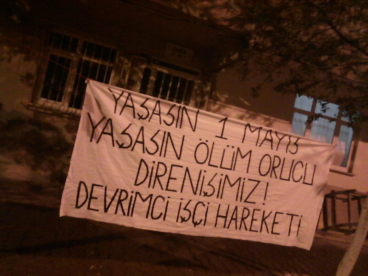 Kıraç Halk Cephesi Pankart Astı - Image 1