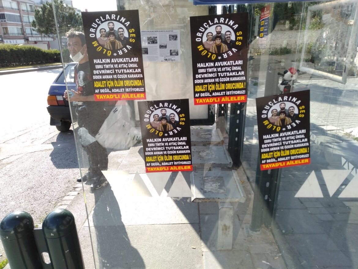 Ankara Halk Cephesi Ölüm Orucu Direnişçileri İçin Pullama Çalışması Yaptı - Image 1