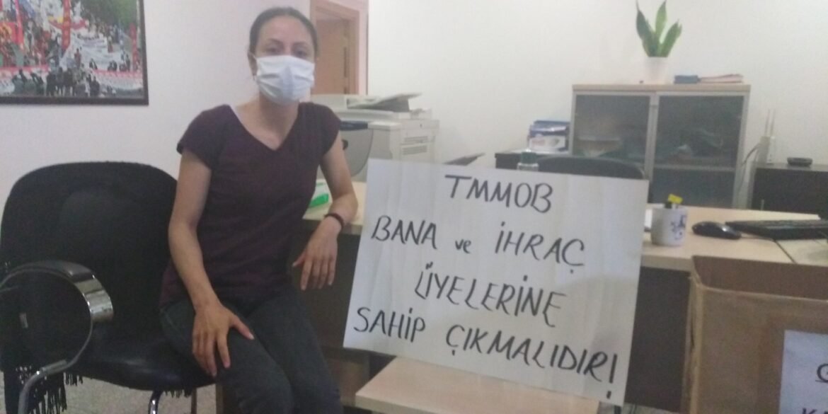 Mimar Alev Şahin’in TMMOB Direnişinin 110.Hafta Eylemi - Image 1