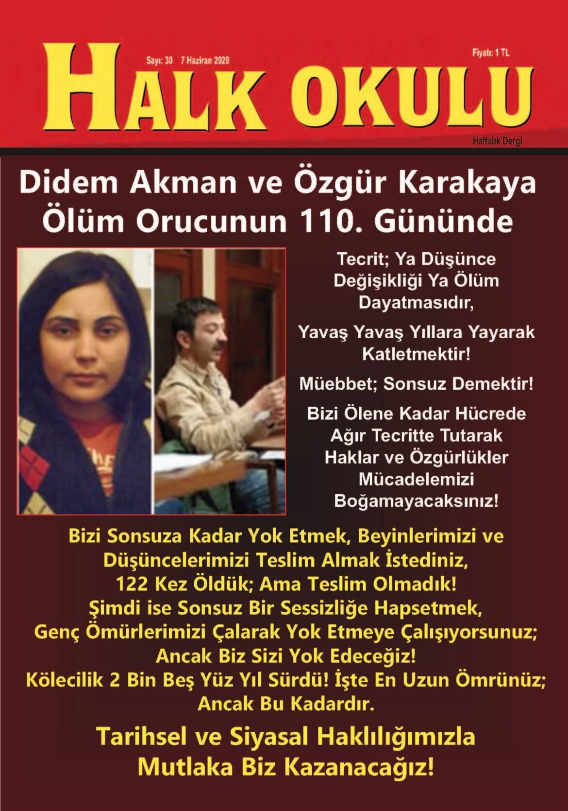 Çayan’da Halk Cepheliler Halk Okulu Dergisi Dağıtımı ve Grup Yorum İçin Kuşlama Yaptı - Image 1