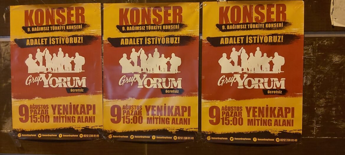 Dev-Gençliler Sarıyer’de Grup Yorum Konseri İçin Davetiye Dağıttı - Image 1