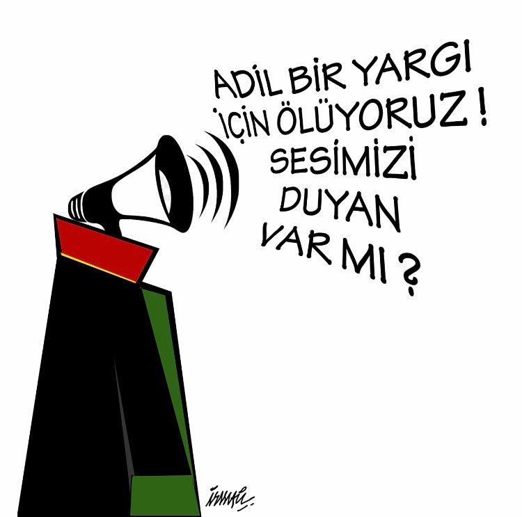 Karikatürist İsmail Kızıldogan ‘dan Halkın Avukatları İçin Karikatür - Image 1