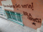Çayan Mahallesi’nde Halk Cepheliler Ölüm Orucu ile İlgili Yazılama Yaptı - Image 1