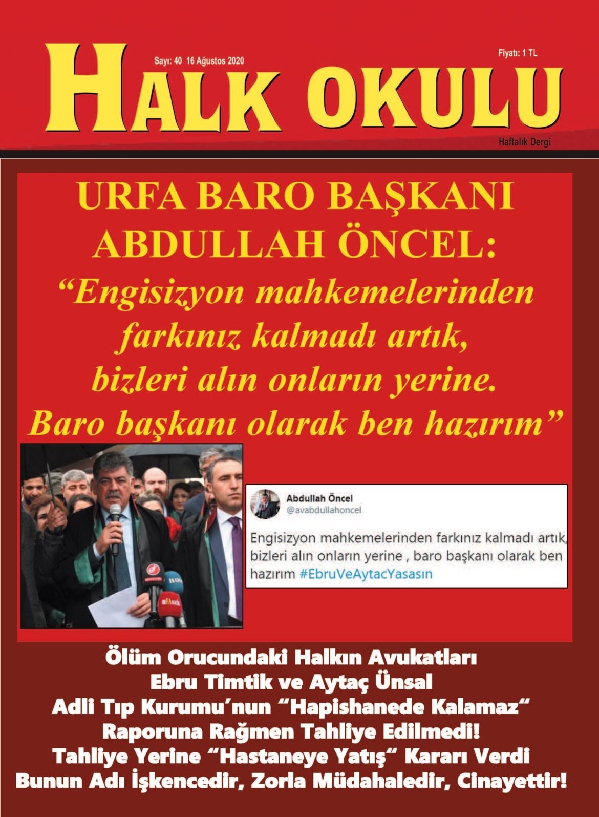 Halk Okulu 40. Sayısı Çıktı - Image 1
