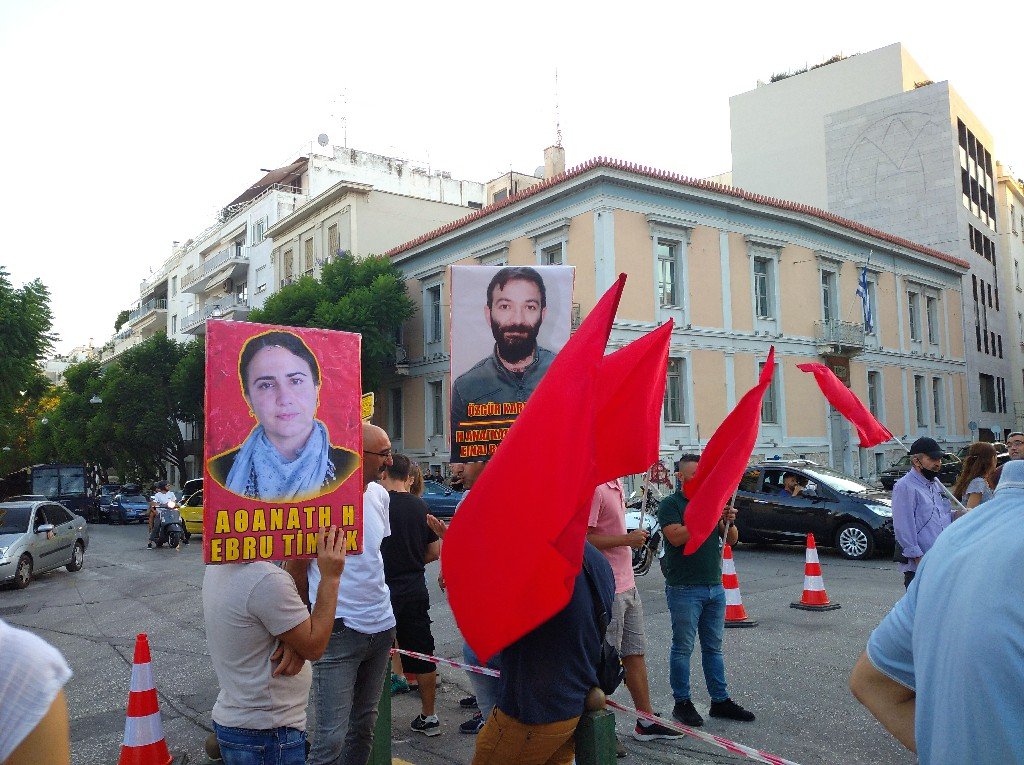 Yunanistan’da Elçilik Önünde Basın Açıklaması - Image 1