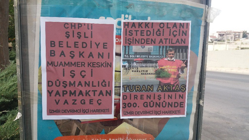 İzmir Devrimci İşçi Hareketi Turan Aktaş İçin Pullama Çalışması Yaptı - Image 1
