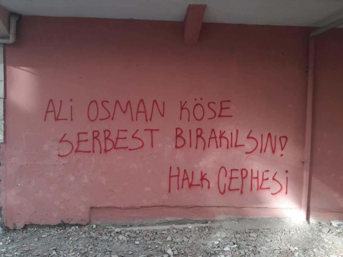 Gazi Halk Cepheliler Hasta Tutsak Ali Osman Köse İçin Yazılama Yaptı - Image 1