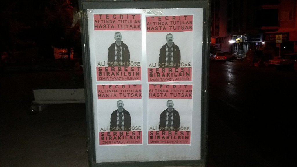 İzmir TAYAD’lı Aileler Hasta Tutsak Ali Osman Köse İçin Pullama Çalışması - Image 1