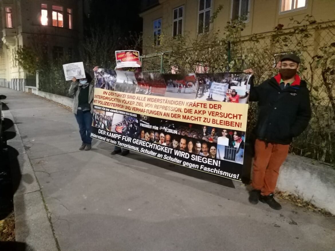 Avusturya’da Türkiye’deki Gözaltı Ve Tutuklamalar İçin Eylem Yapıldı - Image 1