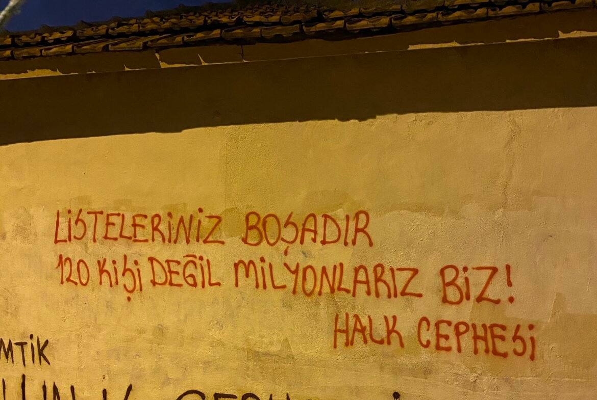 Çayan Halk Cephesi’nden Yazılama - Image 1
