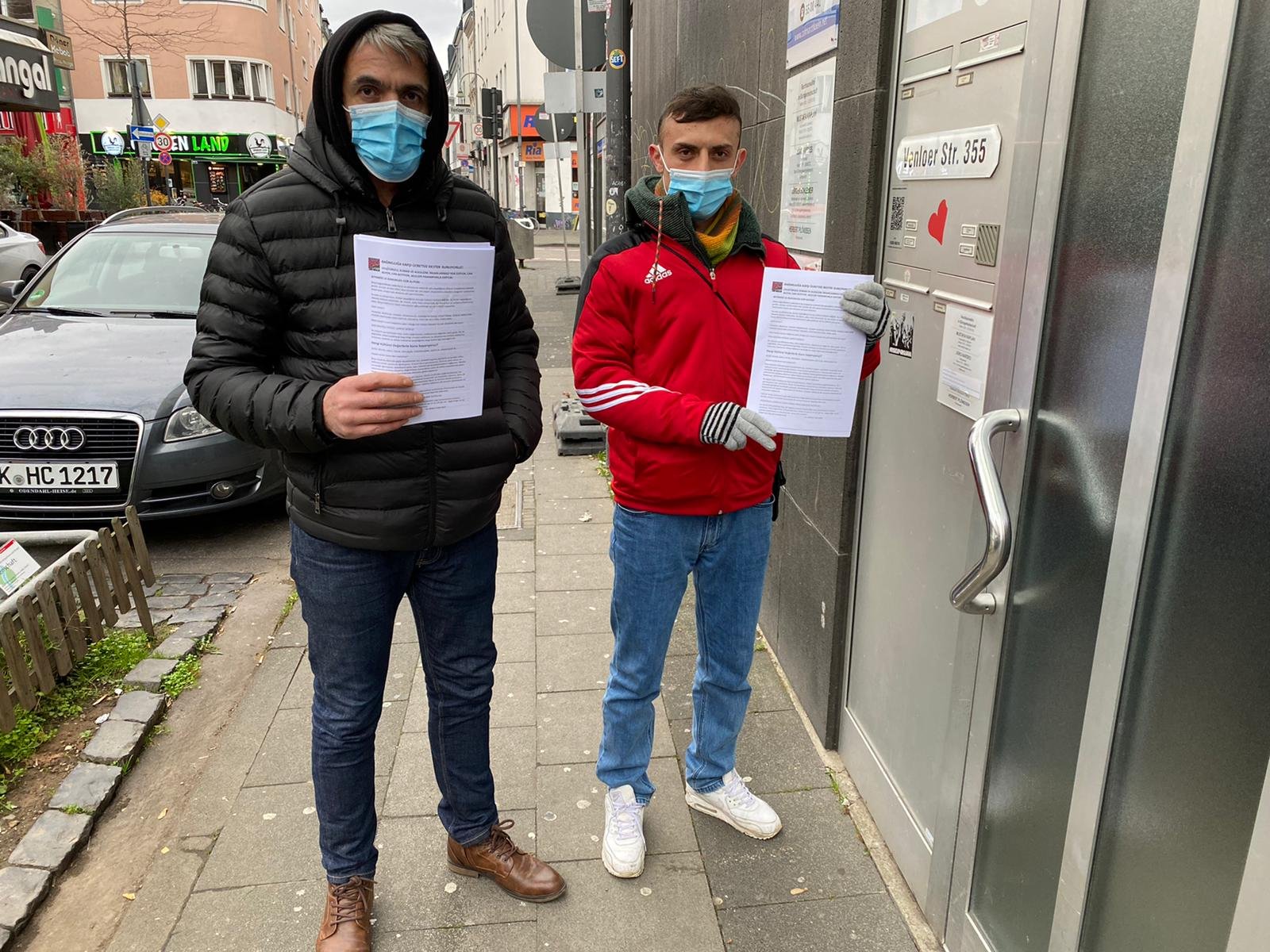HFG-Emekçiler Köln’de Posta Kutu Çalışmasına Çıktı - Image 1 HFG-Emekçiler Köln’de Posta Kutu Çalışmasına Çıktı - Image 1
