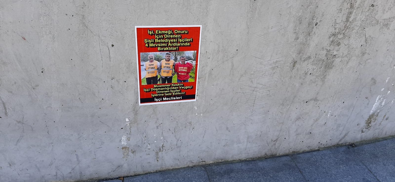Şişli İşçi Meclisi Turan Aktaş İçin Pullama Yaptı - Image 1 Şişli İşçi Meclisi Turan Aktaş İçin Pullama Yaptı - Image 1