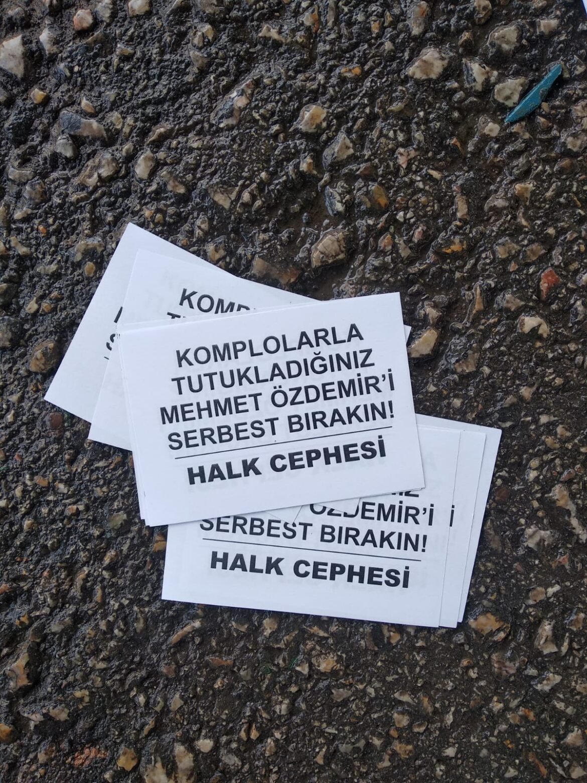 Ankara Halk Cephesi Mehmet Özdemir İçin Kuşlama Çalışması Yaptı - Image 1