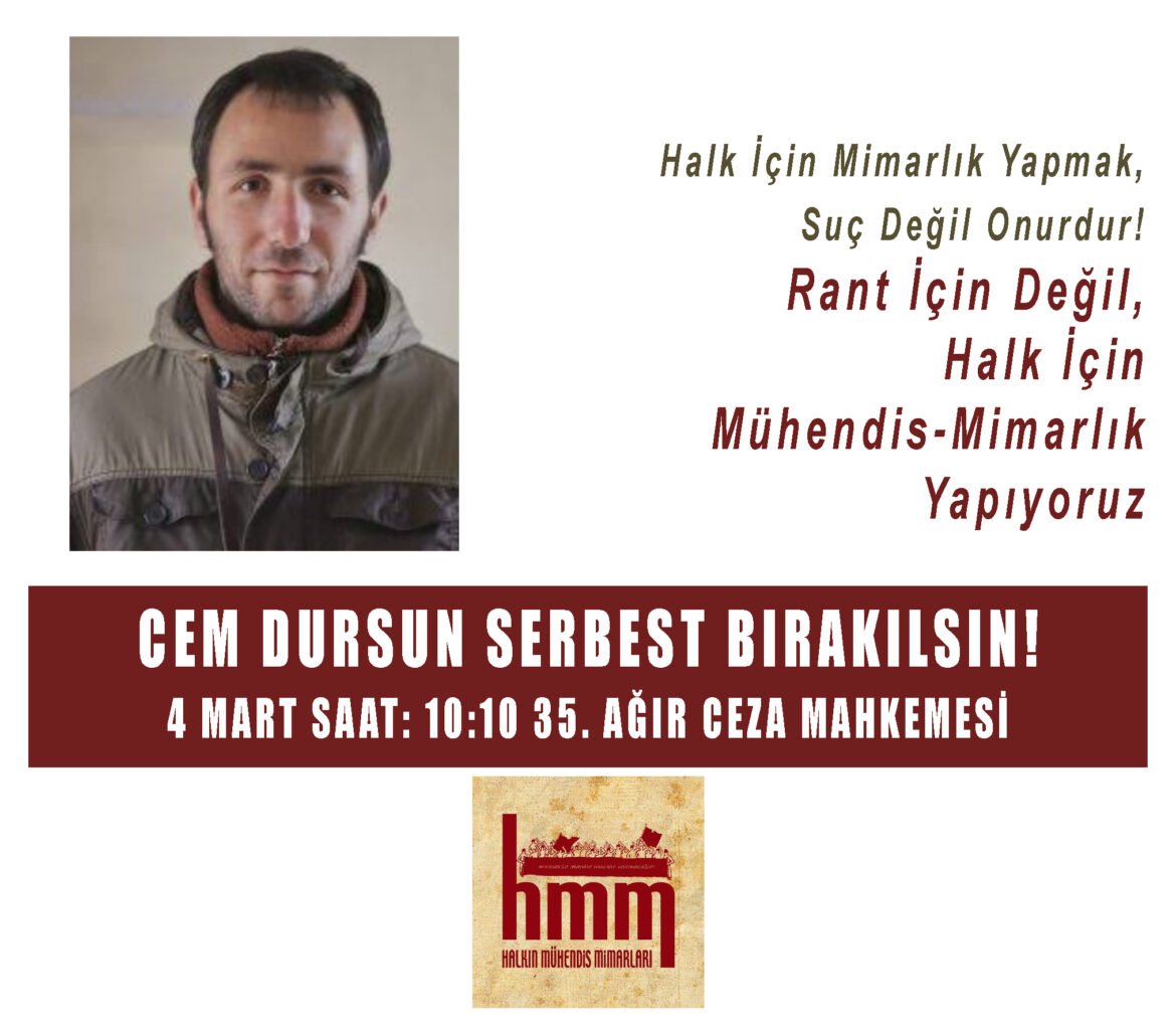 Halkın Mühendis Mimarlarından Mahkeme’ye Çağrı - Image 1