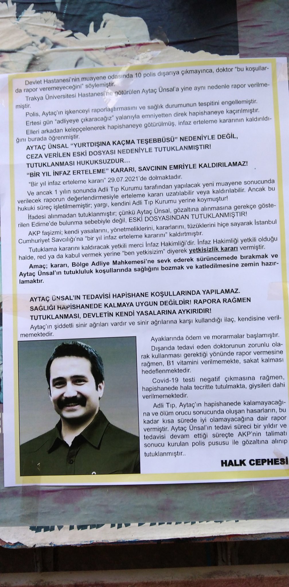 Okmeydanı Halk Cephesi Duvar Gazetesi Astı - Image 2 Okmeydanı Halk Cephesi Duvar Gazetesi Astı - Image 2