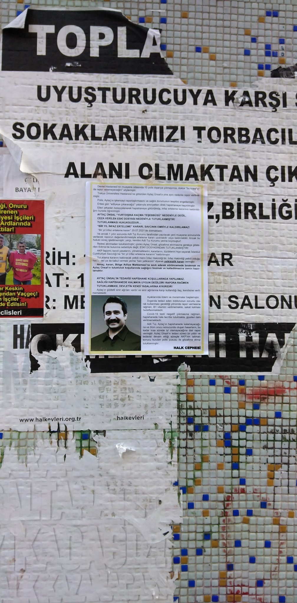 Okmeydanı Halk Cephesi Duvar Gazetesi Astı - Image 4 Okmeydanı Halk Cephesi Duvar Gazetesi Astı - Image 4