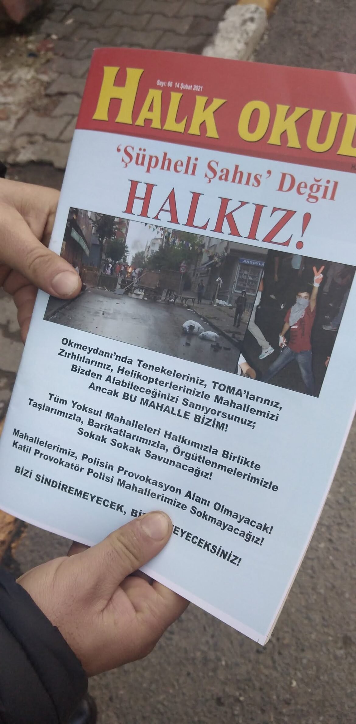 Okmeydanı Halk Cephesi Halk Okulu Dergisi Dağıtımı Yaptı - Image 1