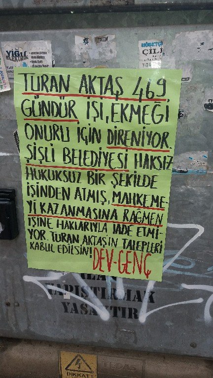 Eskişehir Dev-Genç’ten Turan Aktaş’ın Direnişine Destek - Image 1