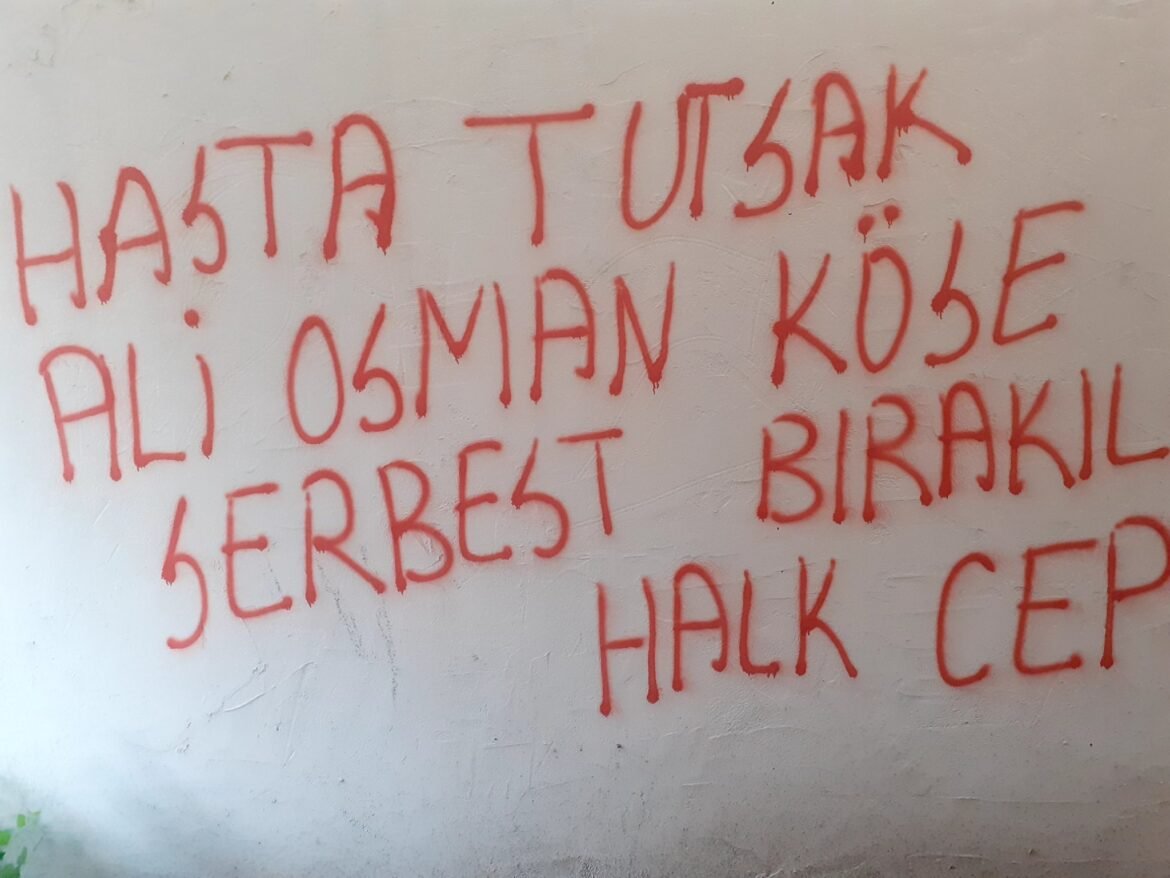 Bir Mayıs Halk Cephesi Ali Osman Köse İçin Yazılama Yaptı - Image 1