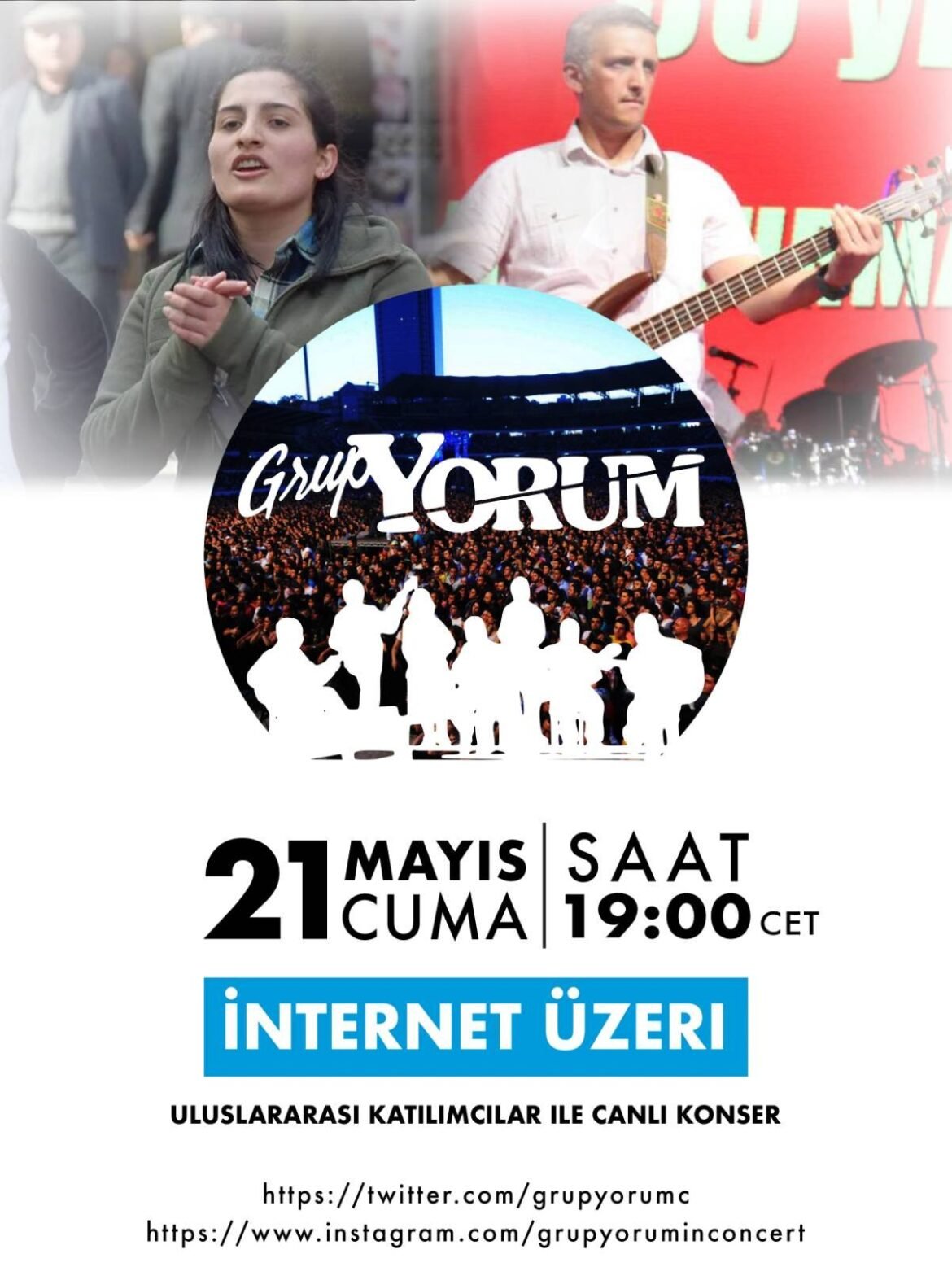 Grup Yorum 21 Mayıs’ta Uluslararası Bir Canlı Dayanışma Konseri Verecek - Image 1